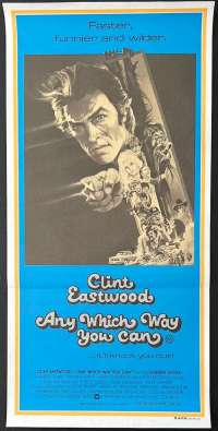 Any Which Way You Can Poster Original Daybill 1980 Clint Eastwood Sondra Locke