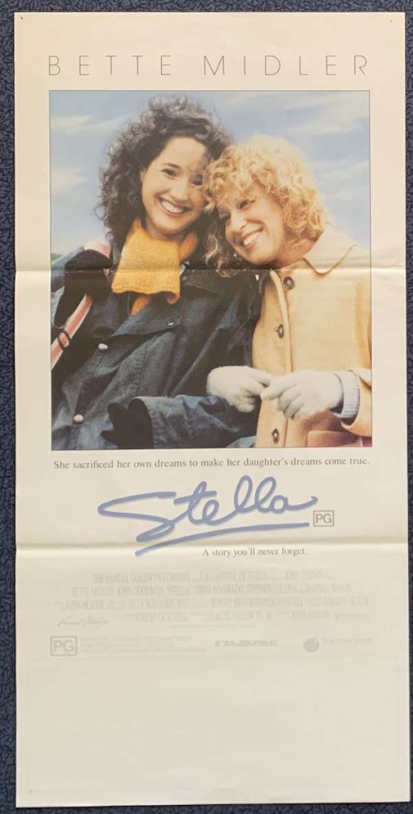 All About Movies - Stella Poster Original Daybill 1990 Bette Midler Trini  Alvarado John Goodman