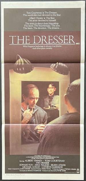 The Dresser Poster Daybill Original 1983 Albert Finney Tom Courtenay