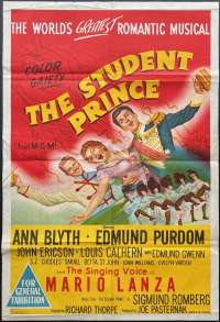 The Student Prince Poster One Sheet Original 1954 Ann Blyth Musical