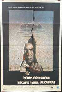Escape From Alcatraz Poster One Sheet Original 1979 Clint Eastwood