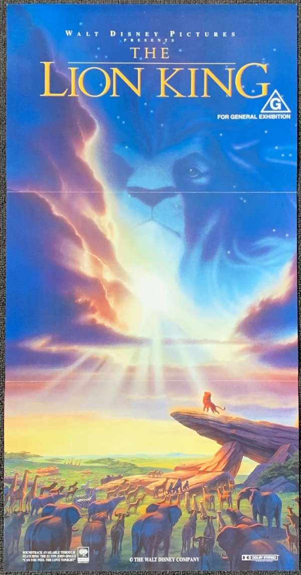 Lion King Original Movie Poster