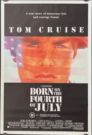 Born On The Fourth Of July Poster ROLLED Original One Sheet 1989