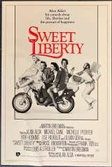 Sweet Liberty Poster Original One Sheet Poster 1986 Alan Alda Michael Caine