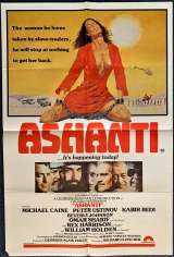 Ashanti Poster Original One Sheet 1979 Michael Caine Omar Sharif