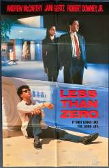 Less Than Zero 1987 11x17 Movie Film POSTER andrew Mccarthy, Jami Gertz 