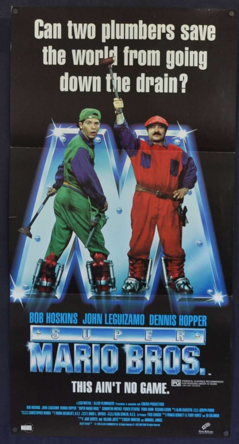 All About Movies - Super Mario Bros 1993 Daybill Movie Poster Bob