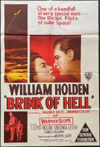 Brink Of Hell Poster One Sheet Original Ultra Rare 1956 William Holden