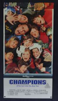 Champions Poster aka Mighty Ducks Original Daybill 1992 Emilio Estevez Hockey