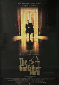 The Godfather Part 3 Poster ROLLED One sheet Original 1990 Al Pacino
