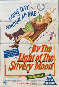 By The Light Of The Silvery Moon Poster Original 1953 Doris Day