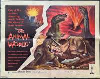 The Animal World Poster USA Half Sheet Rare Original 1956 Irwin Allen