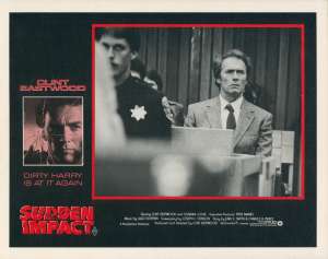 Sudden Impact Photosheet Lobby Card 3 Original 11x14 Heavy Stock