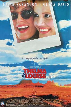 Thelma And Louise Poster One Sheet Rolled Original 1991 Geena Davis