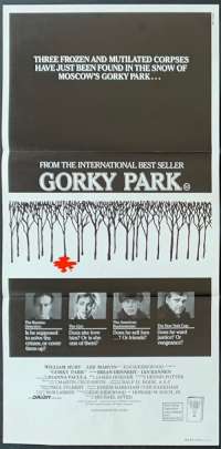 Gorky Park Poster William Hurt Australian Daybill Movie poster