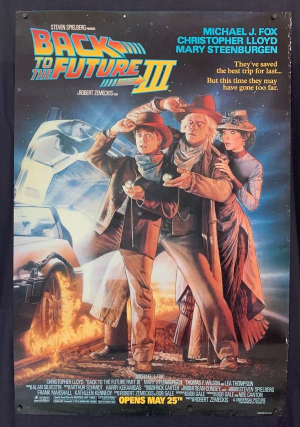 All About Movies - Back To The Future 3 Poster Original ROLLED USA