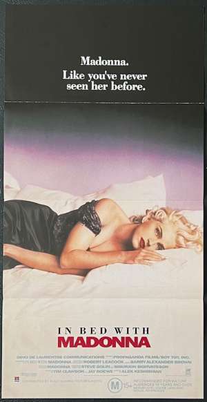 In Bed With Madonna Daybill Poster 1991 Madonna Truth Or Dare