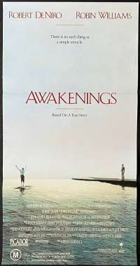 Awakenings Movie Poster Original Daybill 1990 Robin Williams Robert De Niro